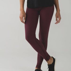 Lululemon Wunder Under Pant (Stripes) *Cotton Sz 8